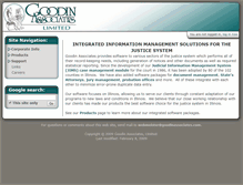 Tablet Screenshot of goodinassociates.com